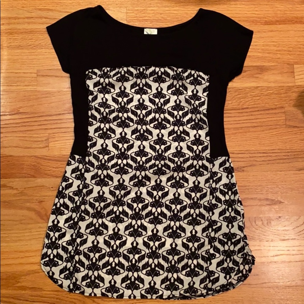 Anthropologie weston wear black white tunic NWOT